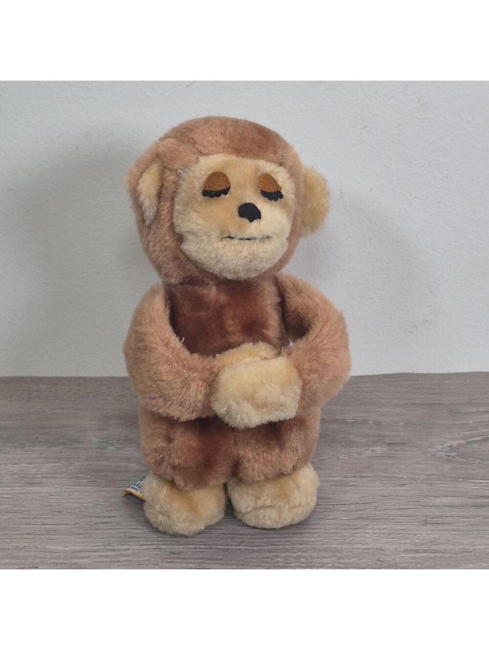 R Dakin Hugging Monkey Stuffed Animal 1975
